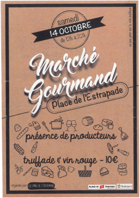 Marché Gourmand Flyer Saint Cyprien Toulouse